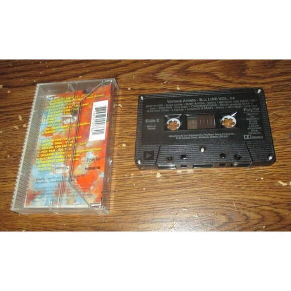 D.J. Line Volume 24 on cassette (Polygram Records, Various Artists, 1996) Rare! - Picture 2 of 3